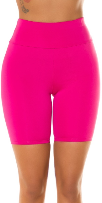 Musthave hoge taille bikershorts roze